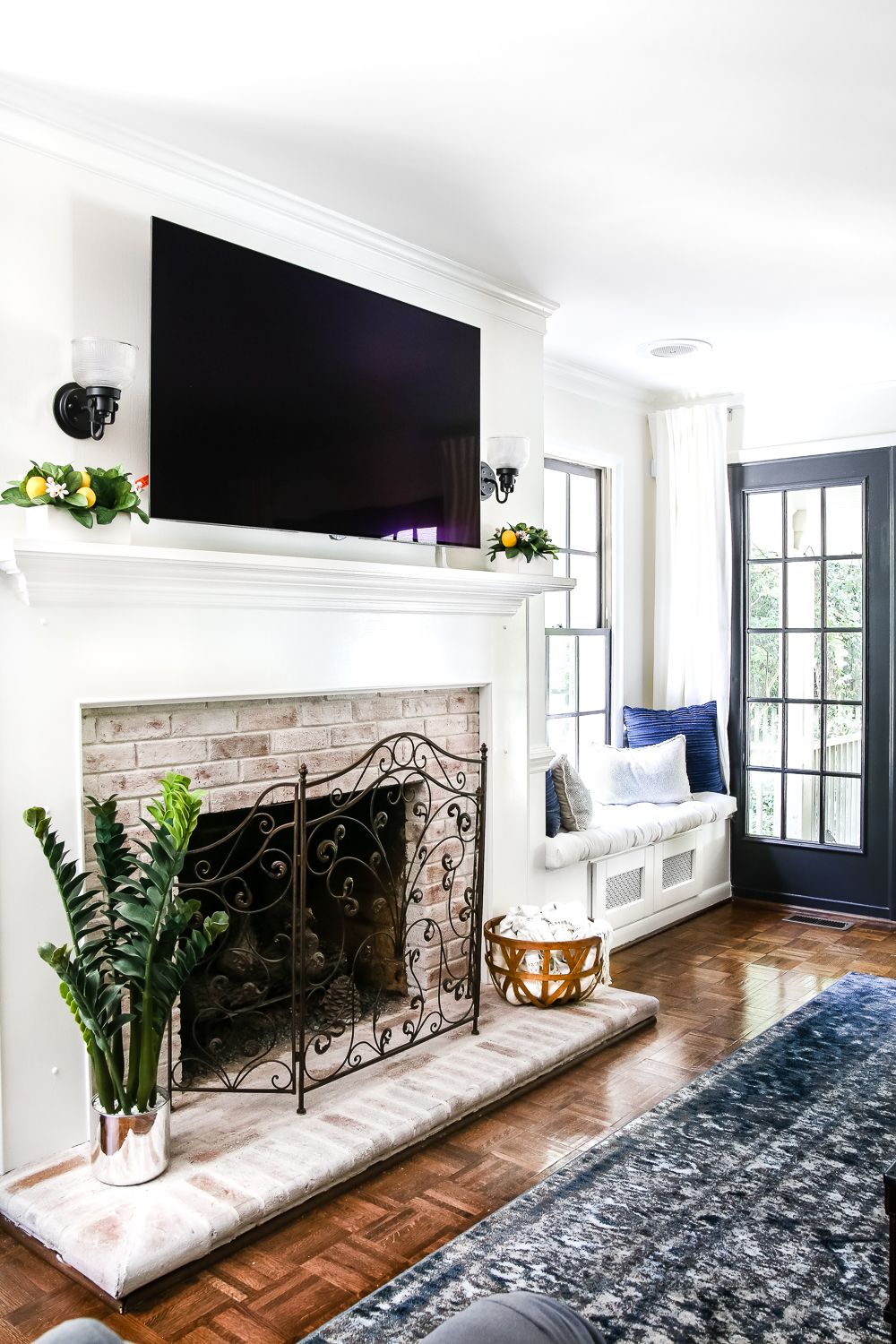 7 Tips for Decorating a Mantel with a Television - Love & Renovations