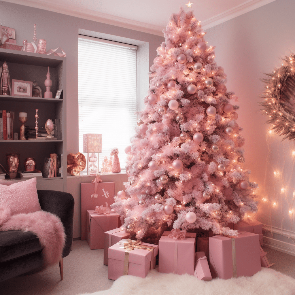 Pretty in Pink: Captivating Pink Christmas Tree Inspiration