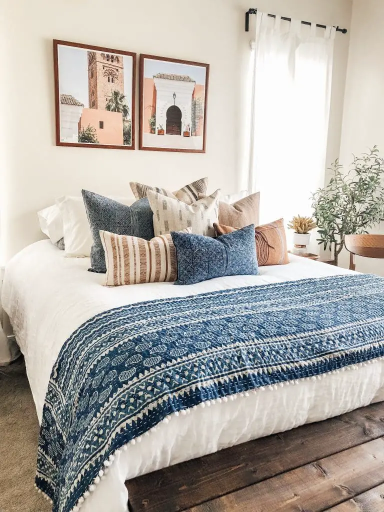 Transform Your Bedroom: How to Hide an Off-Center Window Behind Your Bed